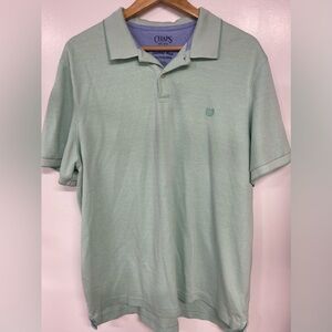 Men’s Chaps Mint Green Sea Coast Wash Polo Size 2XL